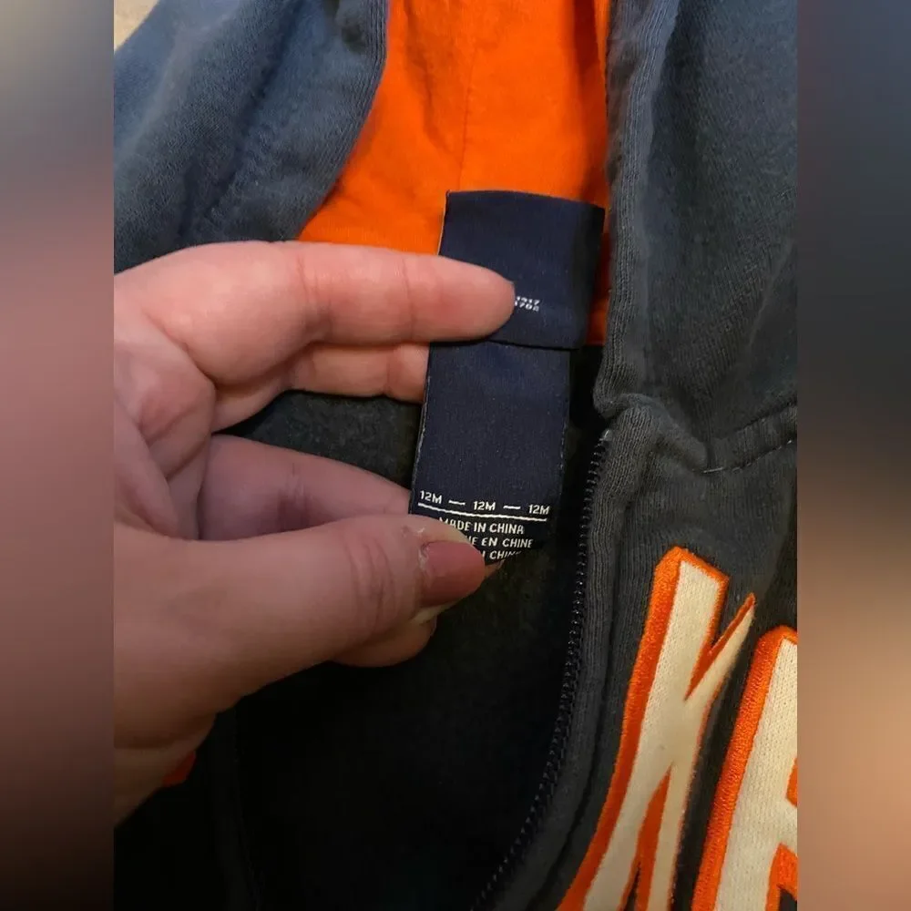 Nike grey orange